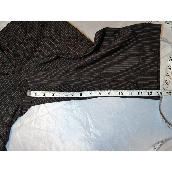 THE LIMITED pinstripe stretch Drew fit bermuda shorts Women's Size Size 6 Busine - Picture 14 of 15